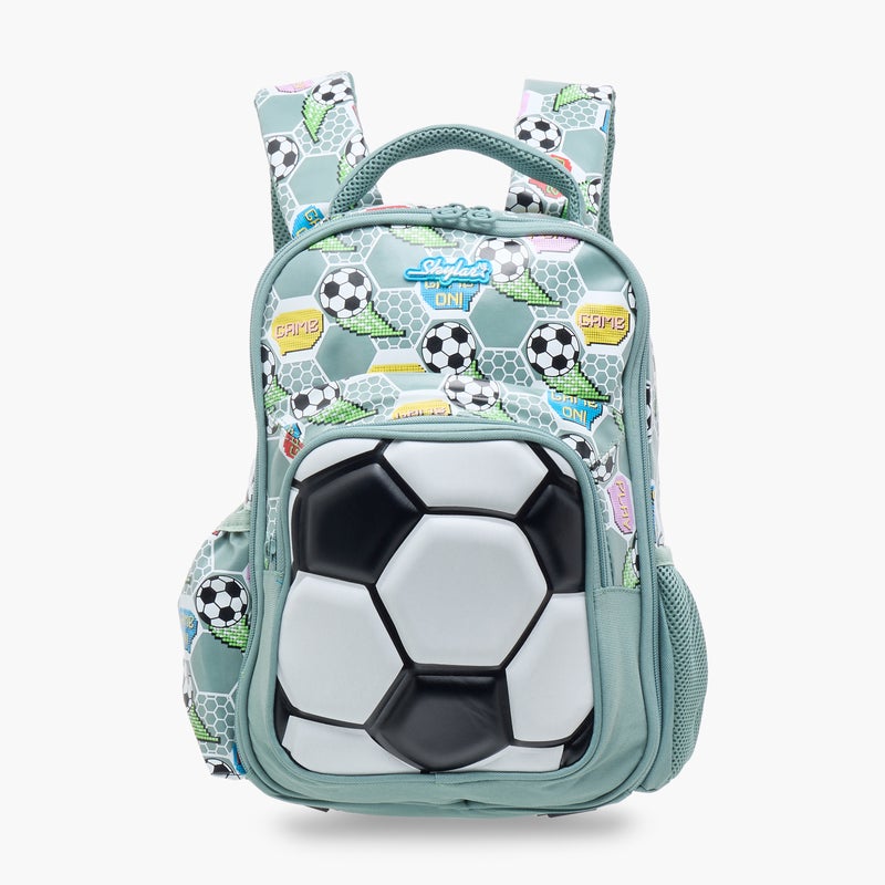 Skylar 3D Football Print Backpack for Kids - Image 1